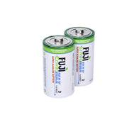 Fuji Enviromax 4100BP2 EnviroMax D Super Alkaline Batteries, 2 pk, White, 2 CT